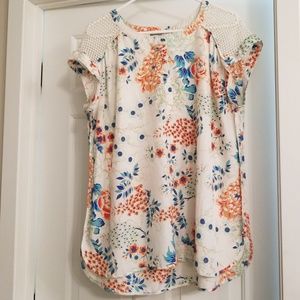 Floral Crochet top